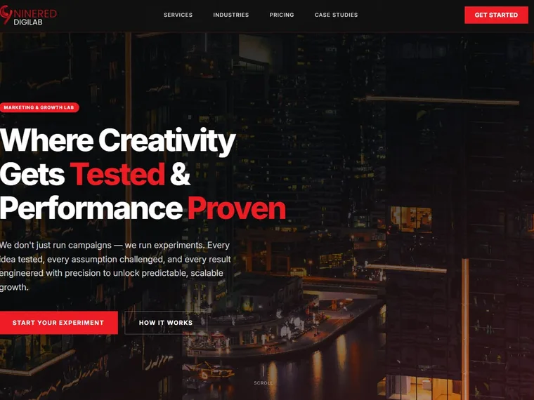 NineRed Digilab website